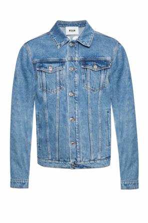 Denim jacket with embroidered logo, zdjęcie 1 Denim jacket with embroidered logo od MSGM